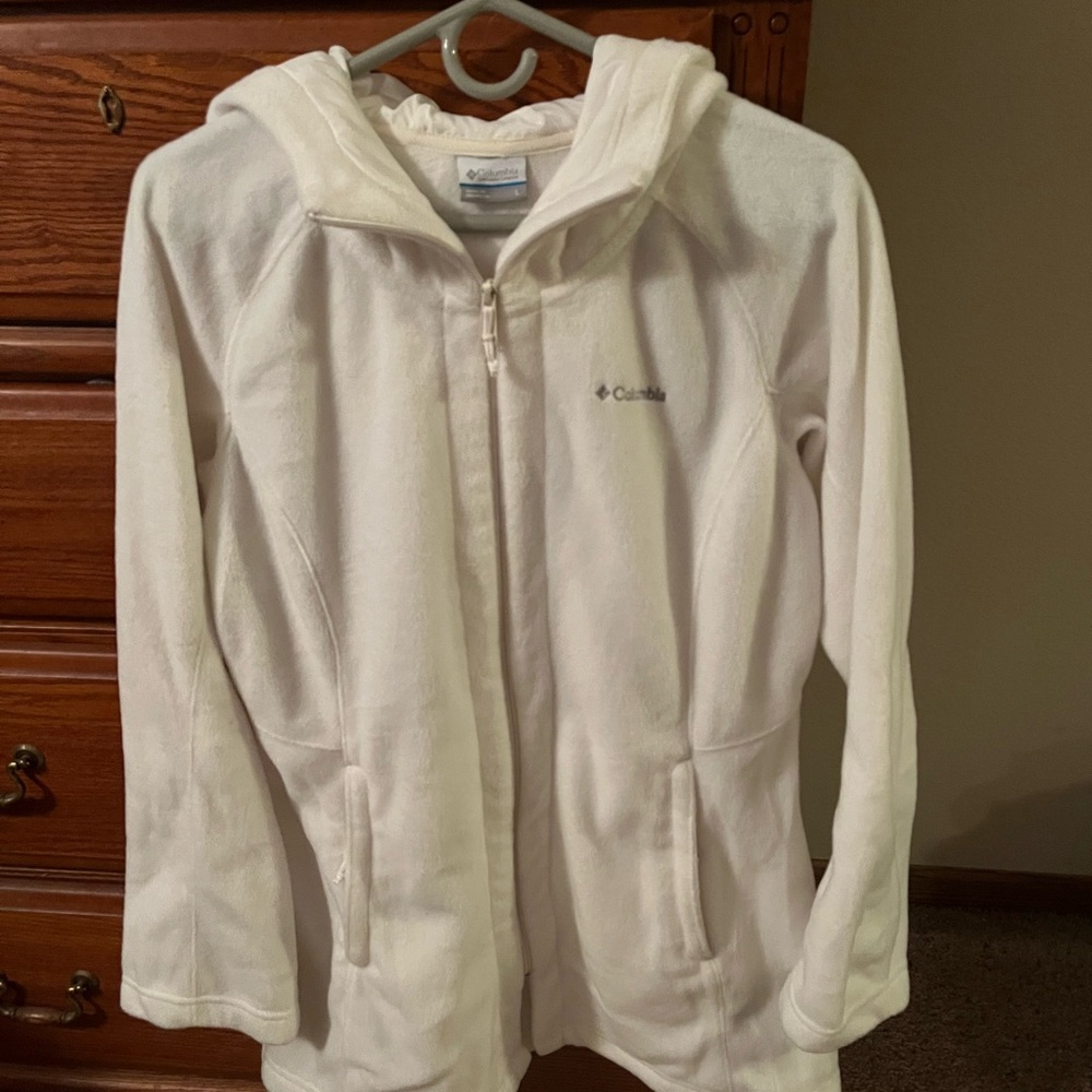 Columbia jacket with hood  size large